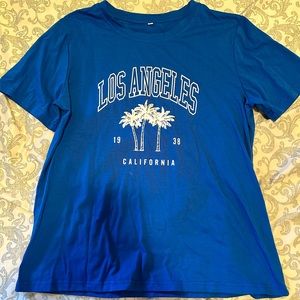 Blue LA Tee